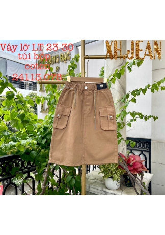 váy kaki màu bò  2