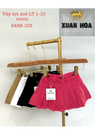 váy kaki màu  110