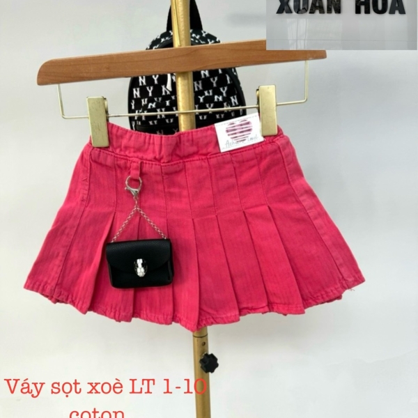 váy kaki màu hong 110